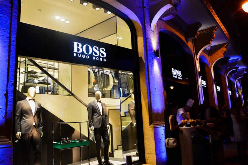 Opening Of Hugo Boss